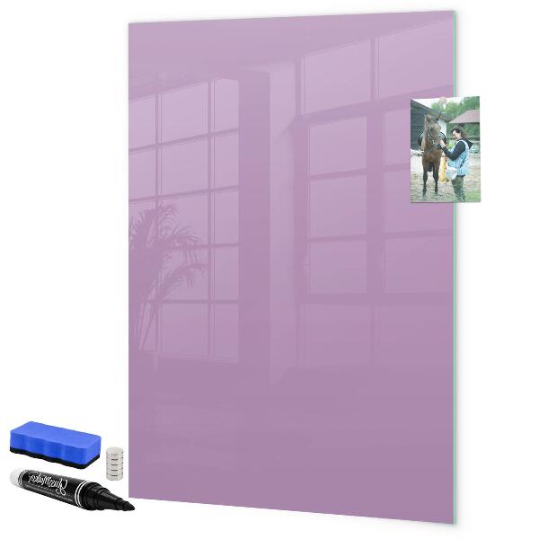 Pizarra magnética de pared con rotulador Un tablero colorido para notas y fotos.