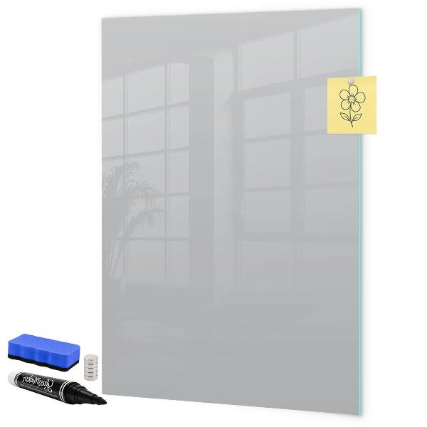 Pizarra borrable de cristal con imanes Tablero magnético para fotos y notas.