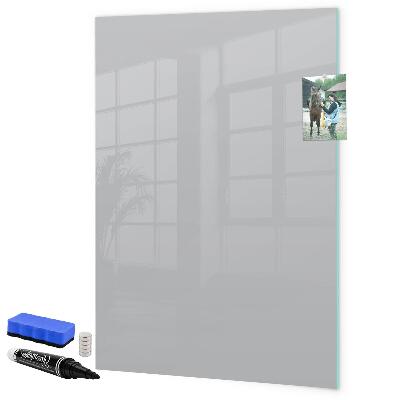 Pizarra borrable de cristal con imanes Tablero magnético para fotos y notas.