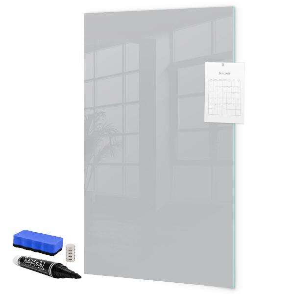 Pizarra borrable de cristal con imanes Tablero magnético para fotos y notas.