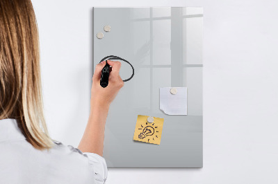 Pizarra borrable de cristal con imanes Tablero magnético para fotos y notas.