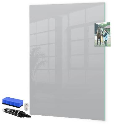 Pizarra borrable de cristal con imanes Tablero magnético para fotos y notas.