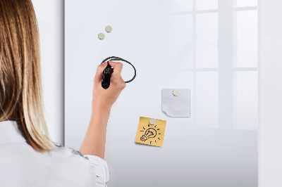 Pizarra magnética de pared con rotulador Conservando recuerdos con un estilo moderno.