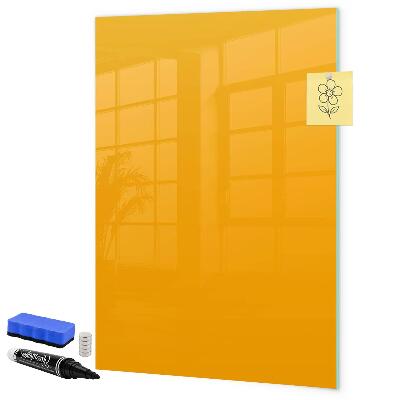 Pizarra magnética de pared con rotulador Un tablero colorido para notas y fotos.