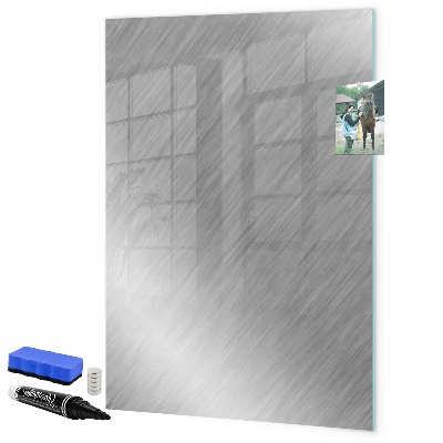Pizarra magnética de pared con rotulador Tablero fotográfico de metal