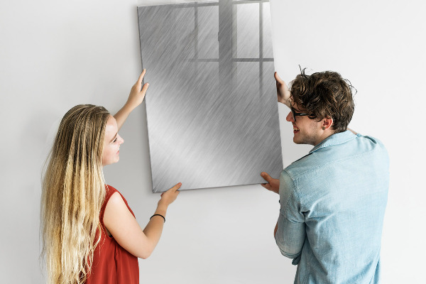 Pizarra magnética de pared con rotulador Tablero fotográfico de metal