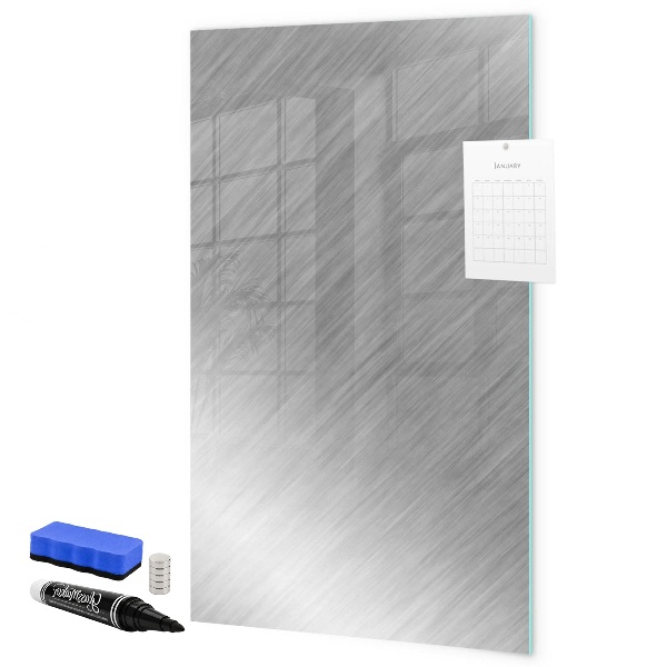 Pizarra magnética de pared con rotulador Tablero fotográfico de metal