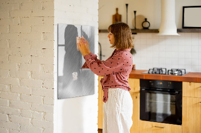 Pizarra magnética de pared con rotulador Tablero fotográfico de metal