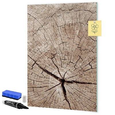 Pizarra magnética de pared con rotulador Un fondo natural para fotos y notas.