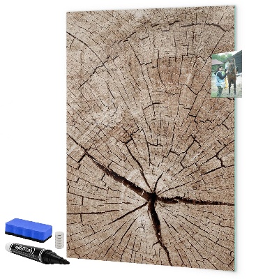 Pizarra magnética de pared con rotulador Un fondo natural para fotos y notas.
