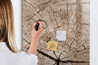 Pizarra magnética de pared con rotulador Un fondo natural para fotos y notas.