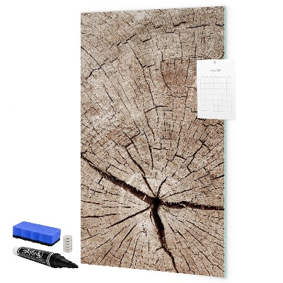 Pizarra magnética de pared con rotulador Un fondo natural para fotos y notas.