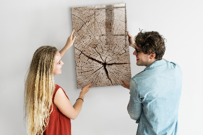 Pizarra magnética de pared con rotulador Un fondo natural para fotos y notas.
