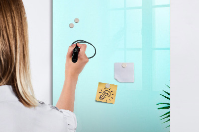 Pizarra borrable de cristal con imanes Tablero creativo para fotos y notas