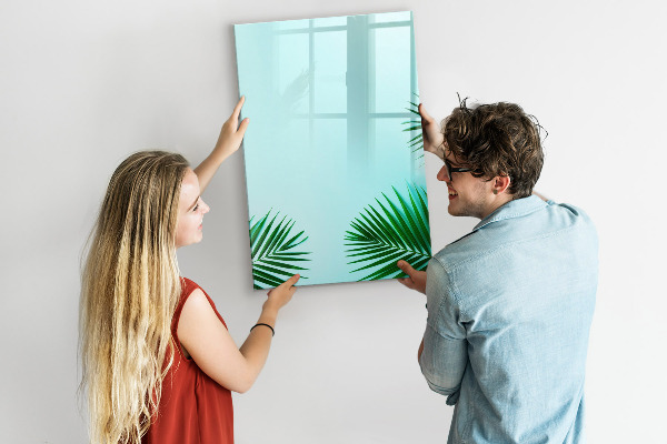 Pizarra borrable de cristal con imanes Tablero creativo para fotos y notas