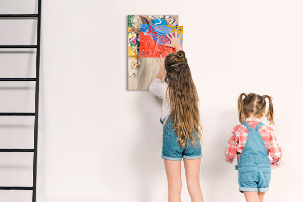 Pizarra magnética de pared con rotulador Un tablero creativo para los recuerdos de vacaciones