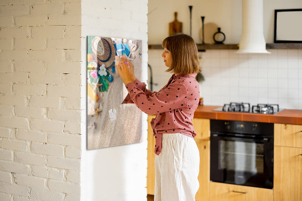 Pizarra magnética de pared con rotulador Un tablero creativo para los recuerdos de vacaciones