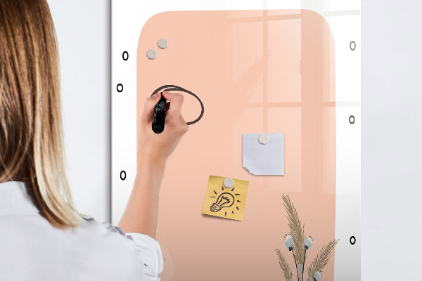 Pizarra magnética de pared con rotulador Tablero de planificación y toma de notas