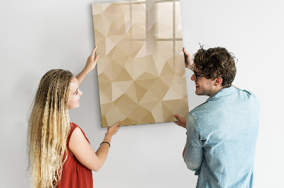 Pizarra magnética de pared con rotulador Tablero moderno para notas y fotos