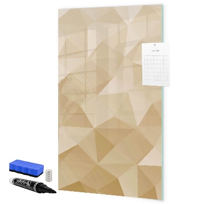 Pizarra magnética de pared con rotulador Tablero moderno para notas y fotos