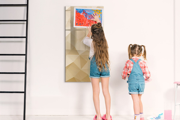 Pizarra magnética de pared con rotulador Tablero moderno para notas y fotos