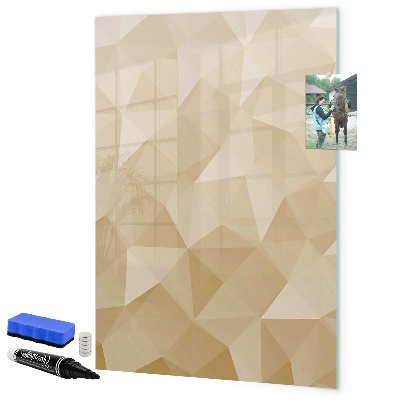 Pizarra magnética de pared con rotulador Tablero moderno para notas y fotos