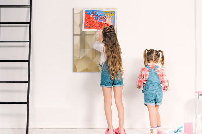 Pizarra magnética de pared con rotulador Tablero moderno para notas y fotos