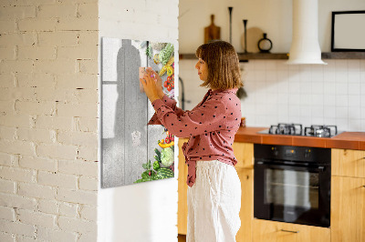 Pizarra magnética de pared con rotulador Tablero creativo para notas y fotos