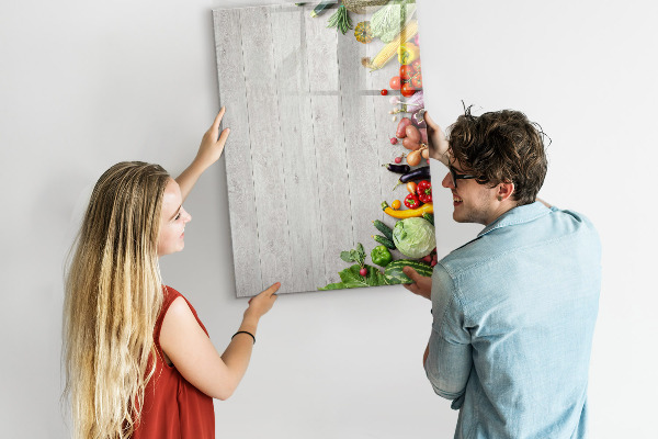 Pizarra magnética de pared con rotulador Tablero creativo para notas y fotos