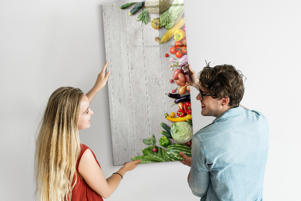 Pizarra magnética de pared con rotulador Tablero creativo para notas y fotos