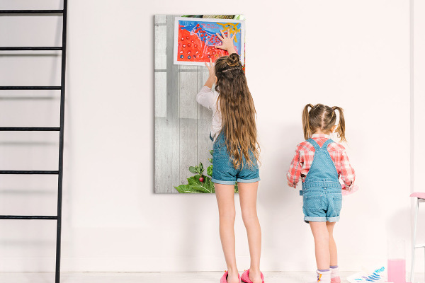 Pizarra magnética de pared con rotulador Tablero creativo para notas y fotos
