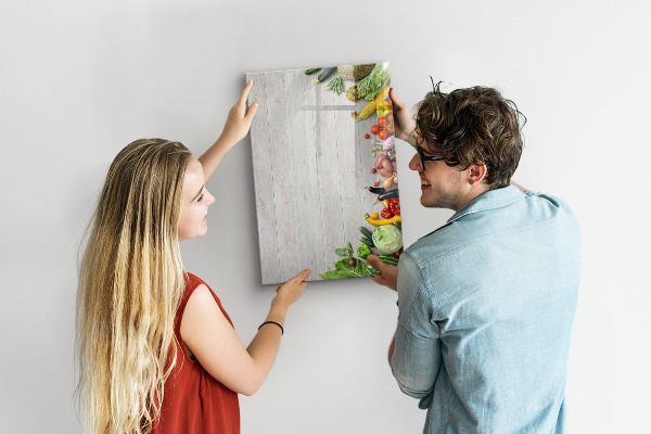 Pizarra magnética de pared con rotulador Tablero creativo para notas y fotos