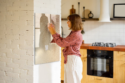 Pizarra borrable de cristal con imanes Tablero para fotos y notas