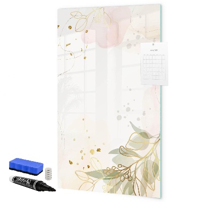 Pizarra magnética de pared con rotulador Tablero creativo para fotos y notas