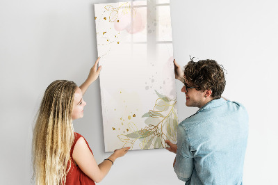 Pizarra magnética de pared con rotulador Tablero creativo para fotos y notas