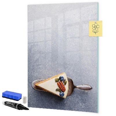 Pizarra magnética de pared con rotulador Tablero creativo para notas y fotos