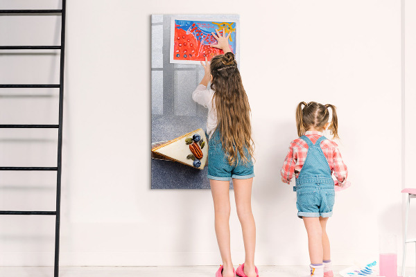 Pizarra magnética de pared con rotulador Tablero creativo para notas y fotos