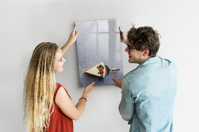 Pizarra magnética de pared con rotulador Tablero creativo para notas y fotos