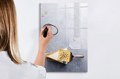 Pizarra magnética de pared con rotulador Tablero creativo para notas y fotos
