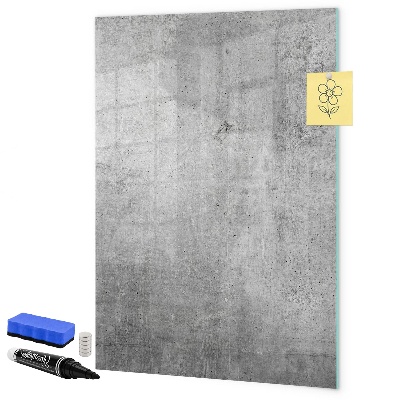 Pizarra borrable de cristal con imanes Tablero moderno para notas y fotos
