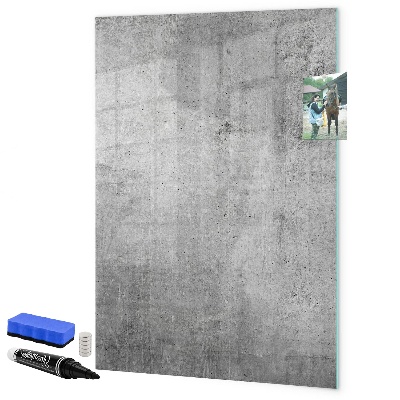 Pizarra borrable de cristal con imanes Tablero moderno para notas y fotos