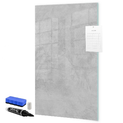 Pizarra magnética de pared con rotulador Un espacio para presentar recuerdos y notas.
