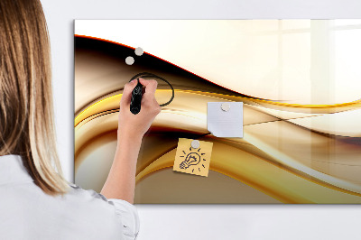 Pizarra magnética de pared con rotulador Un espacio moderno para presentar fotografías