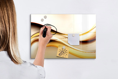 Pizarra magnética de pared con rotulador Un espacio moderno para presentar fotografías
