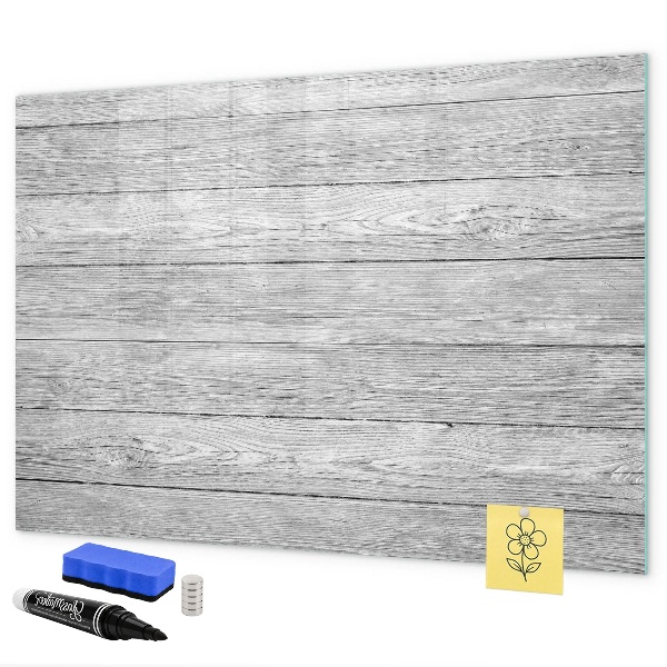 Pizarra magnética de pared con rotulador Tablero elegante para fotos y notas.