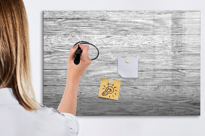 Pizarra magnética de pared con rotulador Tablero elegante para fotos y notas.