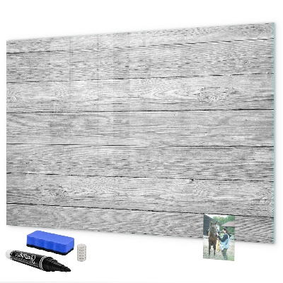 Pizarra magnética de pared con rotulador Tablero elegante para fotos y notas.