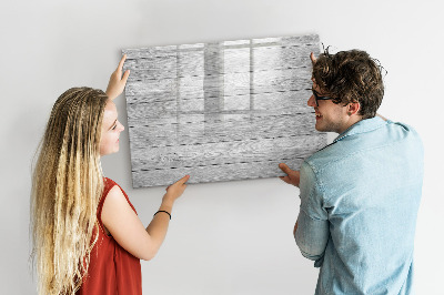 Pizarra magnética de pared con rotulador Tablero elegante para fotos y notas.