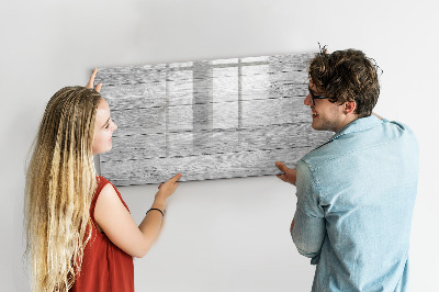 Pizarra magnética de pared con rotulador Tablero elegante para fotos y notas.