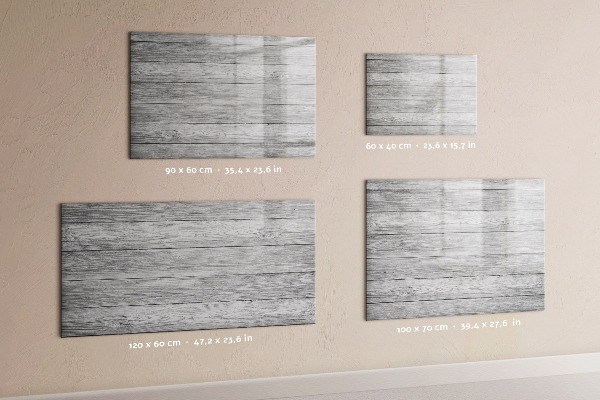Pizarra magnética de pared con rotulador Tablero elegante para fotos y notas.